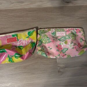 Lilly Pulitzer Pink and Yellow Floral Bag